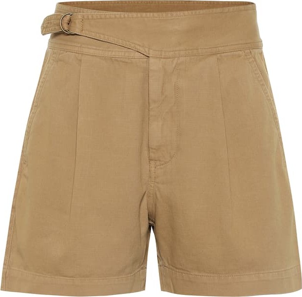 Polo Ralph Lauren High-rise cotton twill shorts