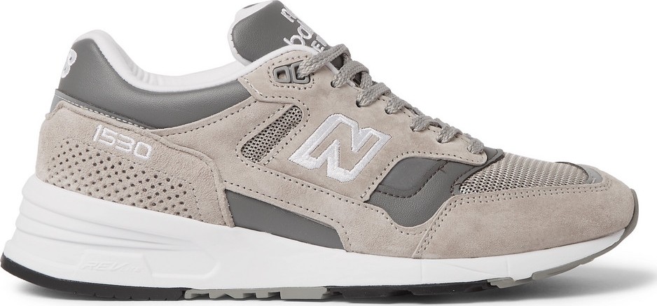 New Balance 1530 Suede, Leather and Mesh Sneakers