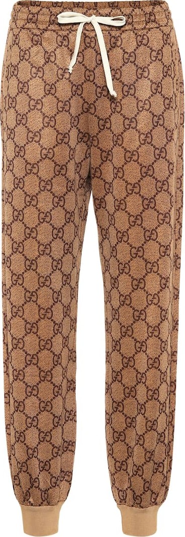 Gucci GG technical jersey trackpants