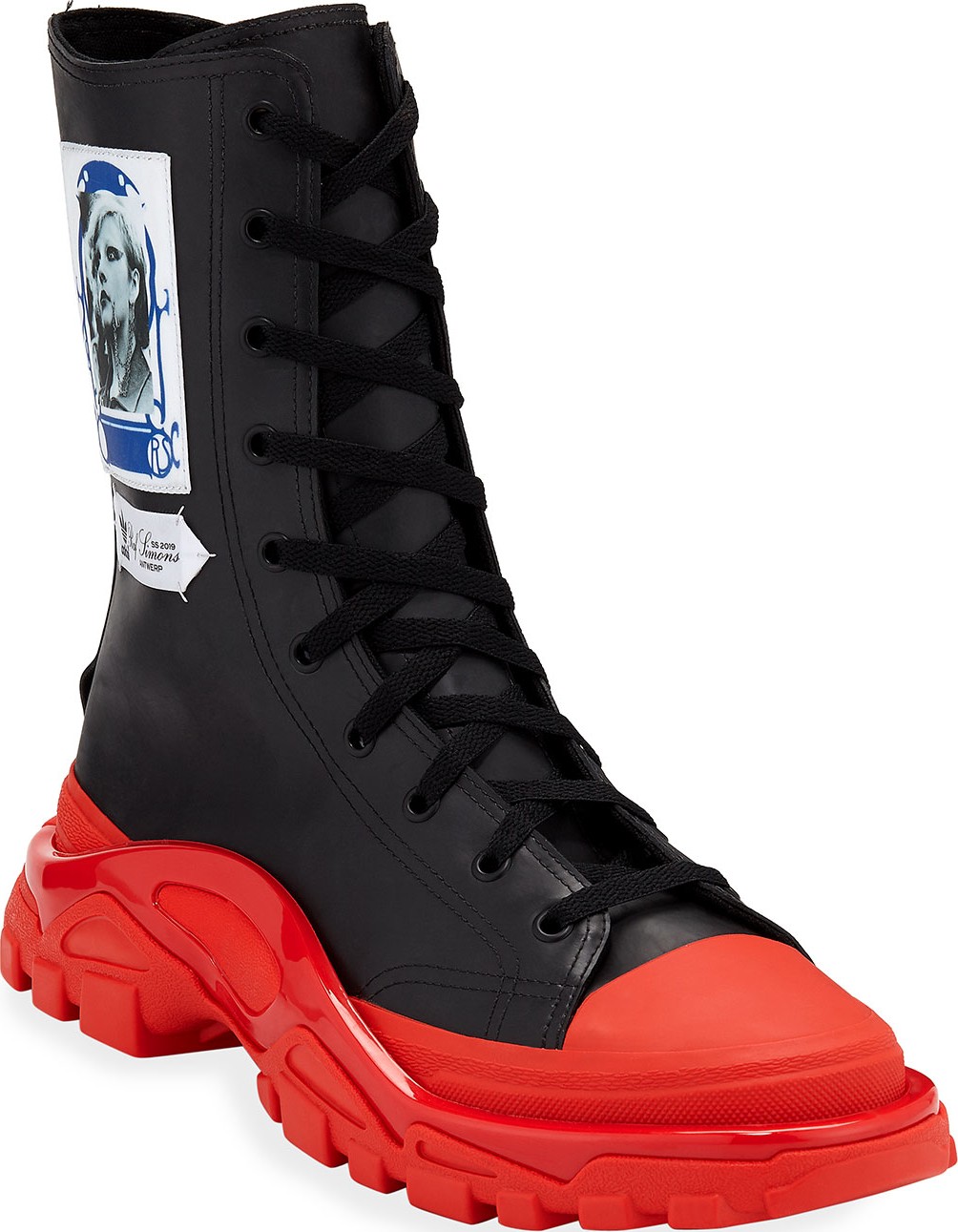 Adidas By Raf Simons Men's RS Detroit High Boot Sneakers