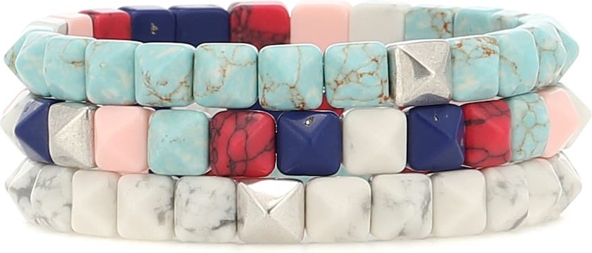 Isabel Marant Set of three beaded bracelets