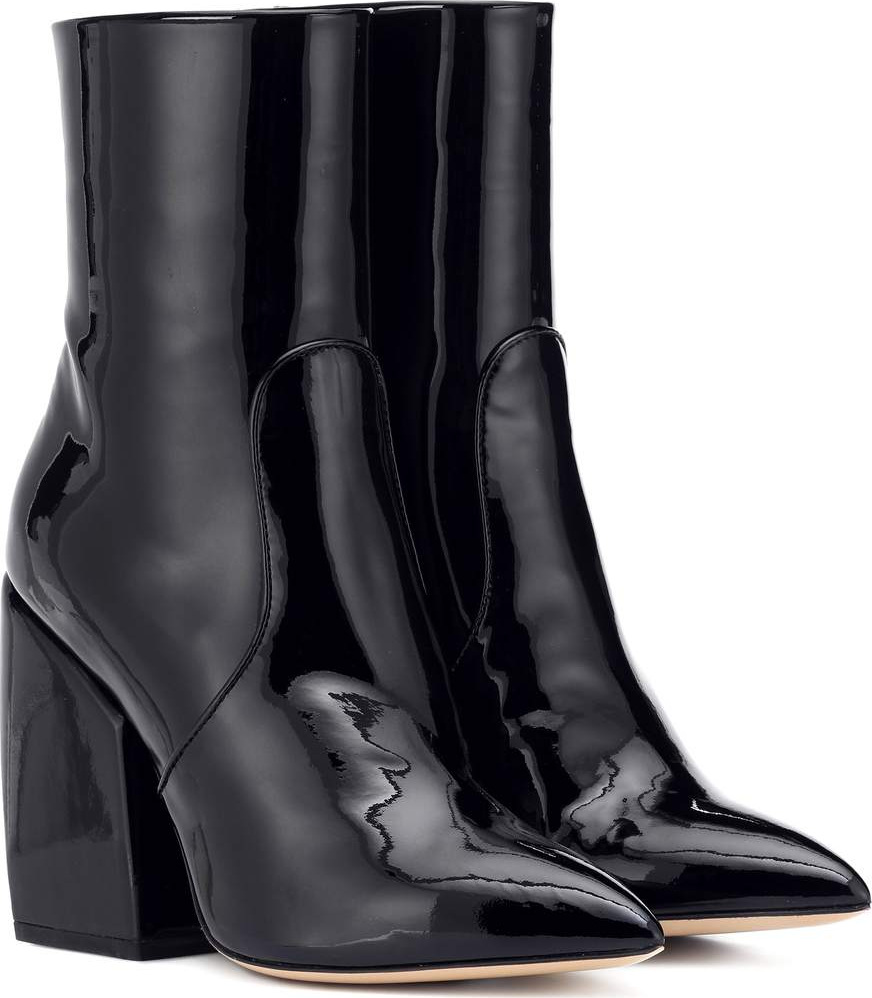 Petar Petrov Solar patent leather ankle boots