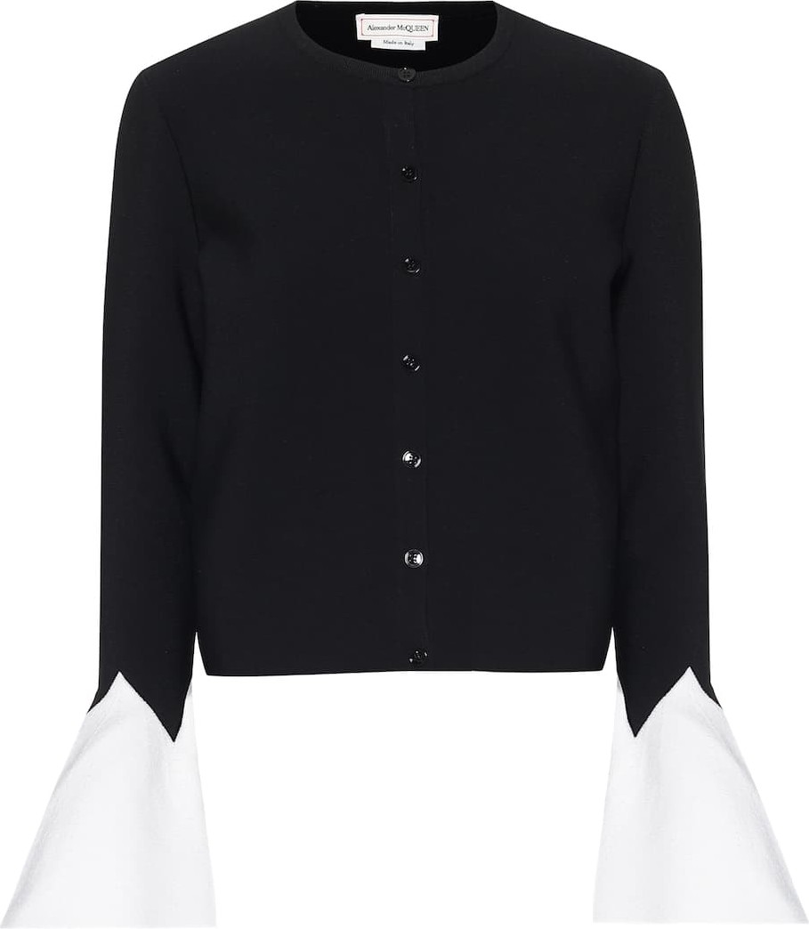 Alexander McQueen Stretch-knit cardigan