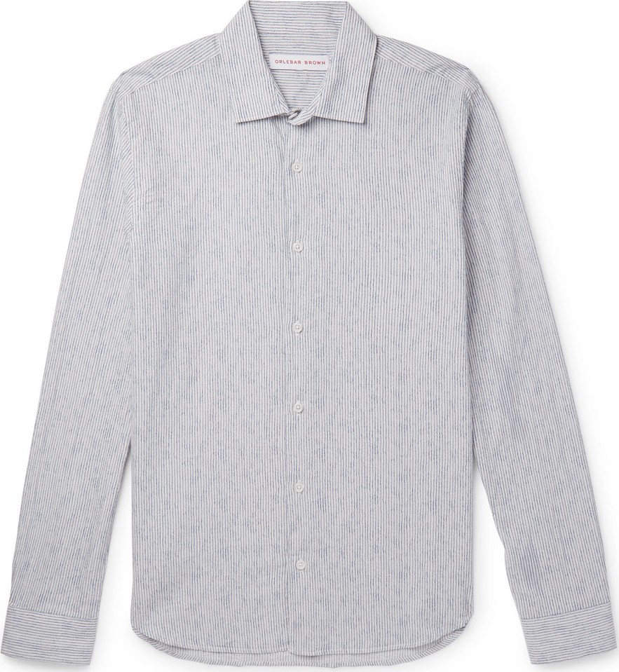 Orlebar Brown Giles Striped Cotton Shirt