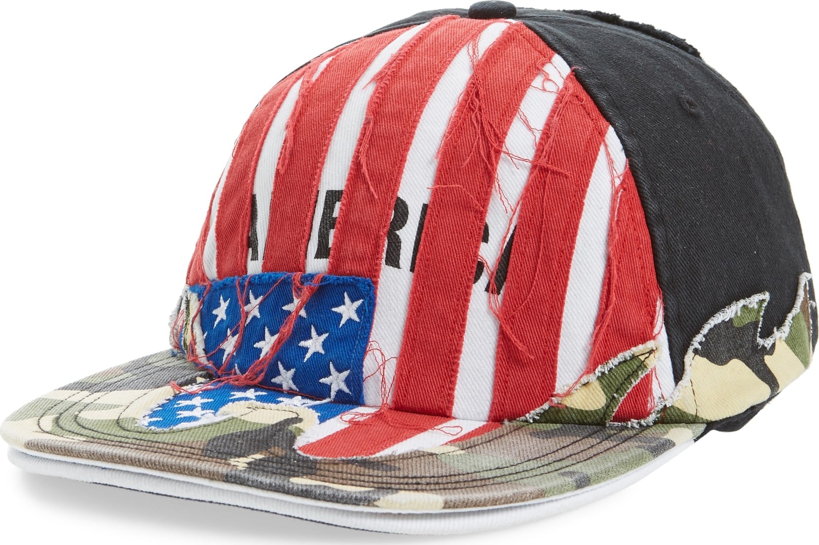 Vetements Cut Up America Baseball Cap