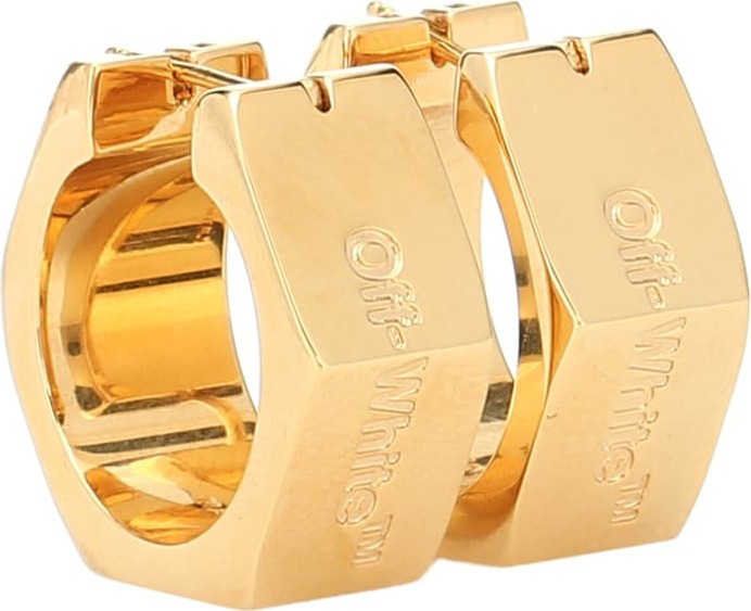 Off White Hexnut earrings