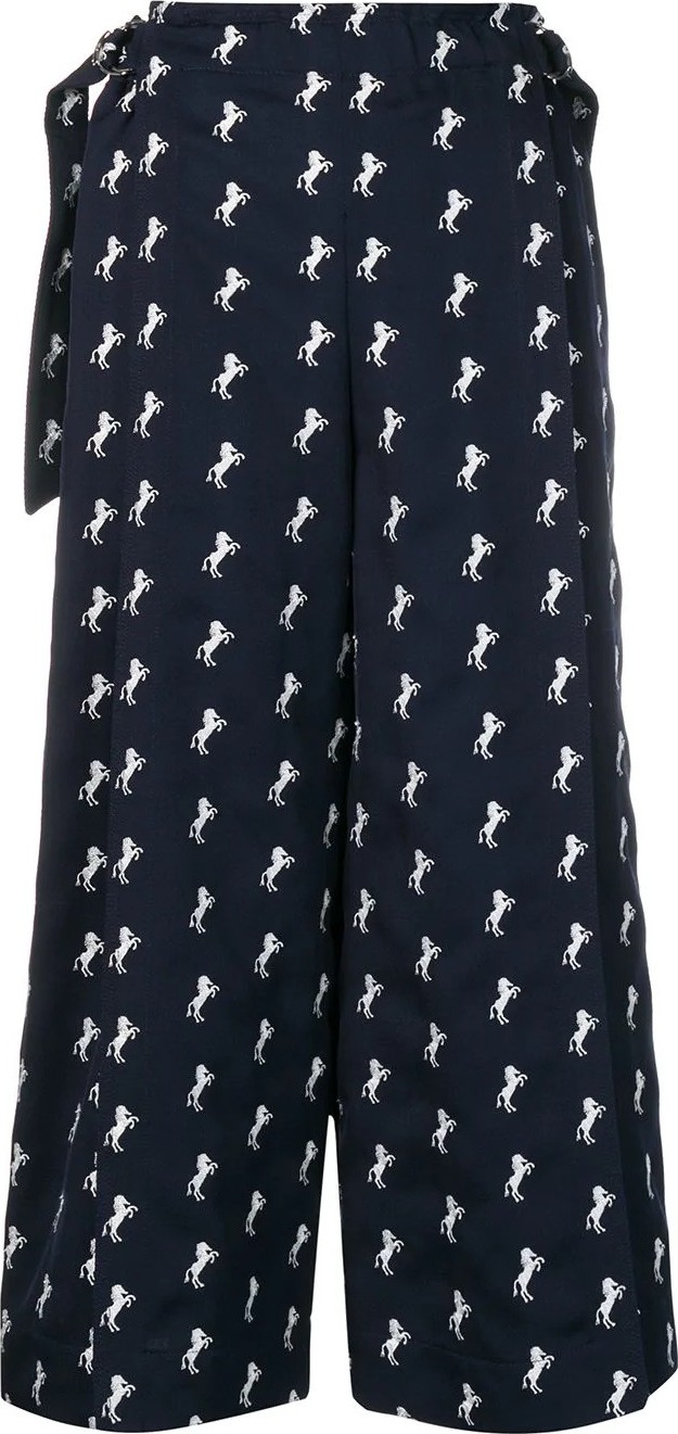 Chloe Horse print culottes