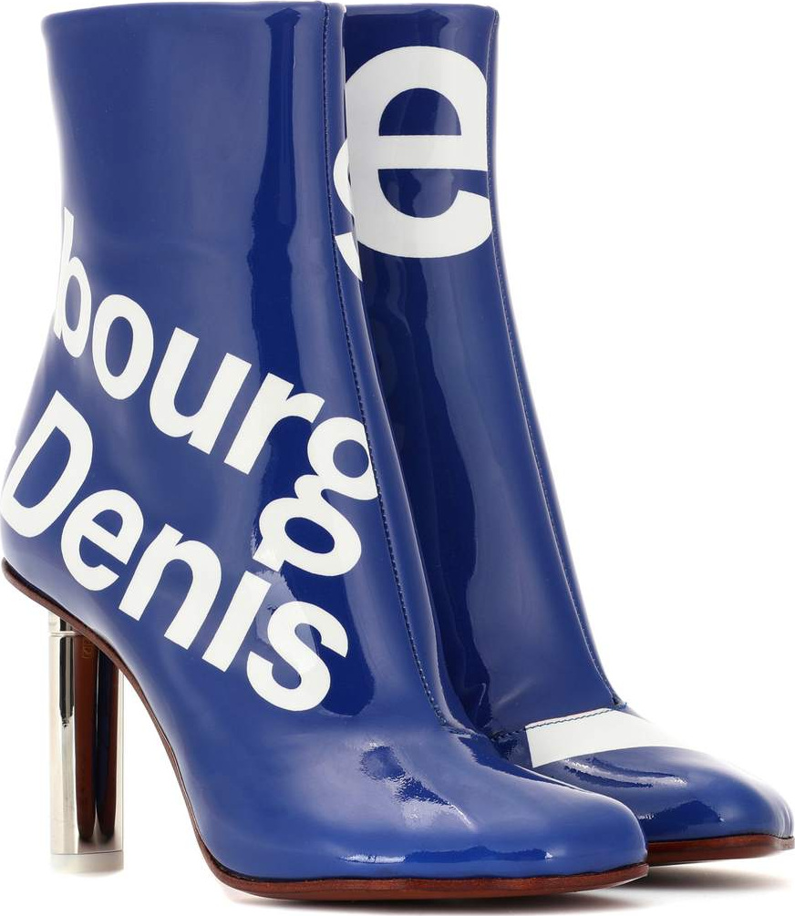 Vetements Printed ankle boots