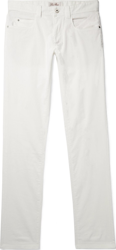 Loro Piana Slim-Fit Stretch-Cotton Corduroy Trousers