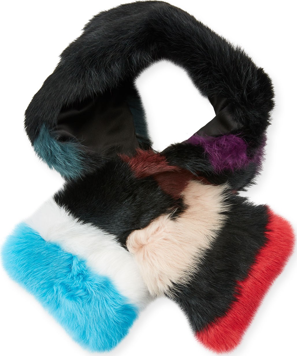 Eugenia Kim Kira Rabbit-Fur Scarf