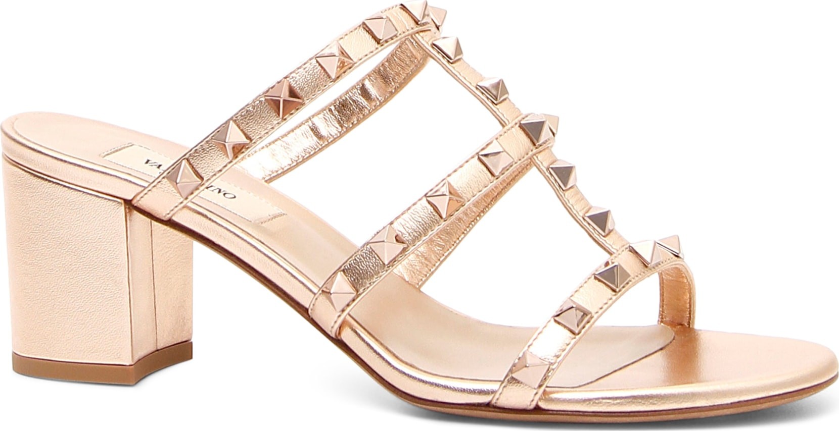 Valentino Rockstud Slide Sandal