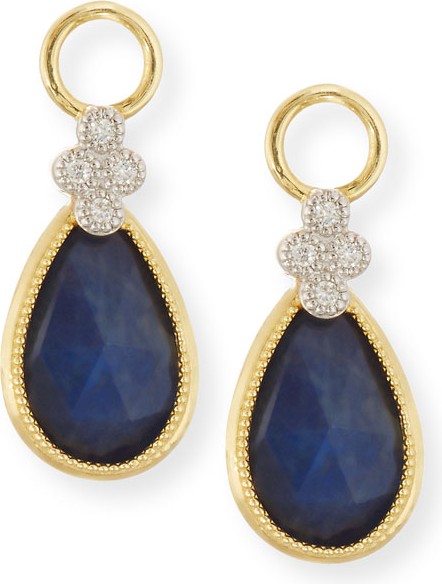 Jude Frances Provence Labradorite & Black Onyx Earring Charms with Diamonds
