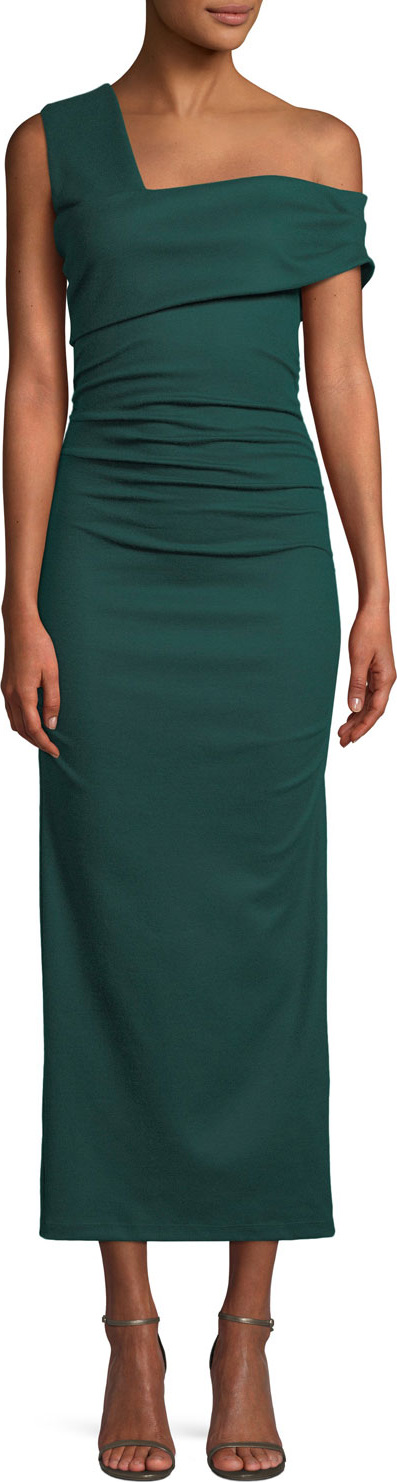 DIANE von FURSTENBERG Bently One-Shoulder Midi Cocktail Dress
