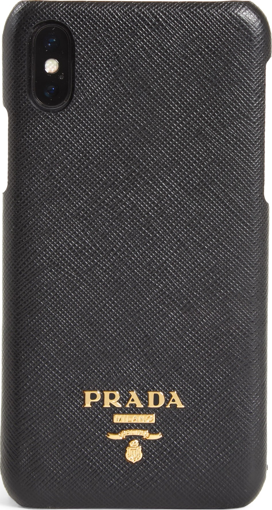 Prada Saffiano Leather iPhone X & Xs Case