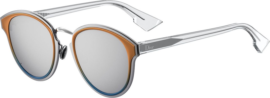 Dior DiorNightfall Square Mirrored Sunglasses