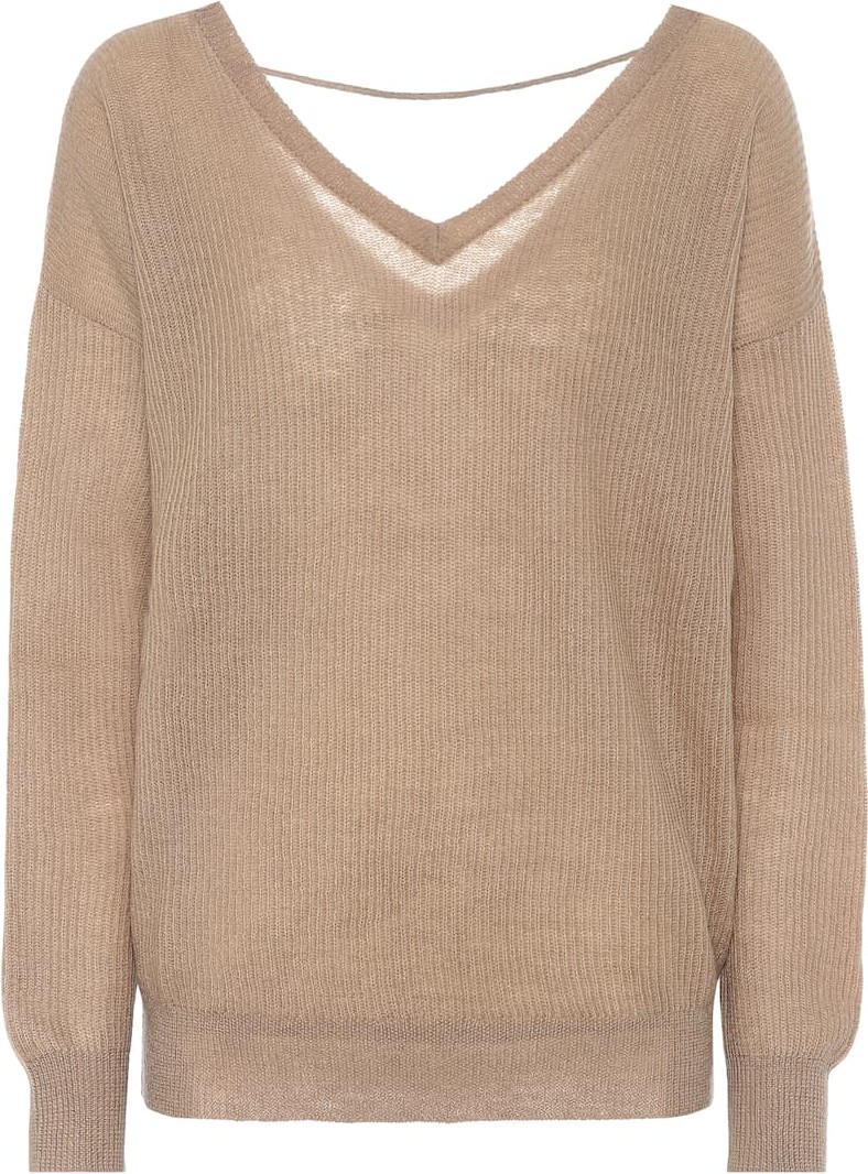 Brunello Cucinelli Ribbed mohair-blend sweater