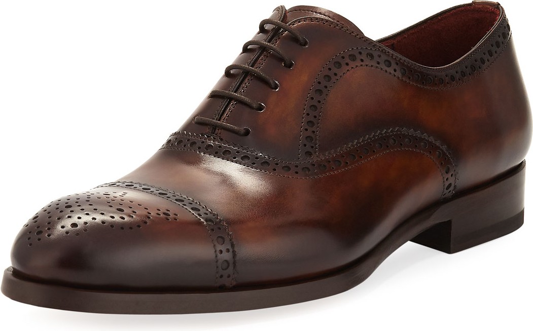 MAGNANNI Two-Tone Lace-Up Dress Shoe