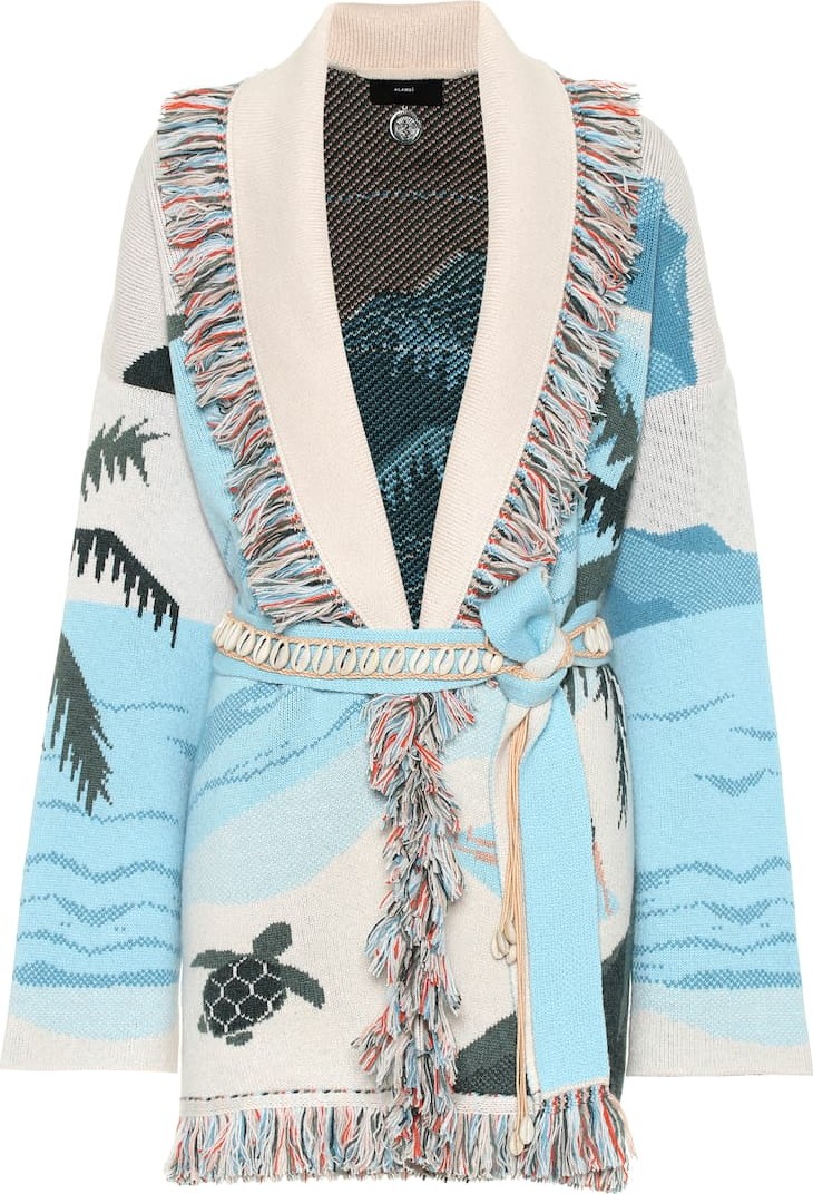 Alanui Embellished cashmere cardigan