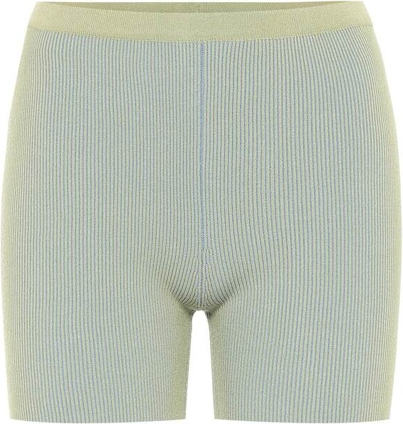 Jacquemus Le Short Arancia striped knit shorts