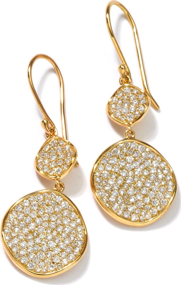 IPPOLITA Stardust 18K Diamond Snowman Earrings