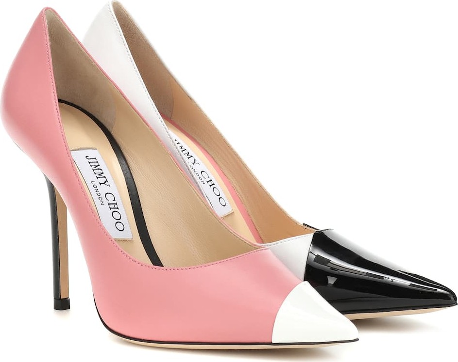 Jimmy Choo Love 100 leather pumps