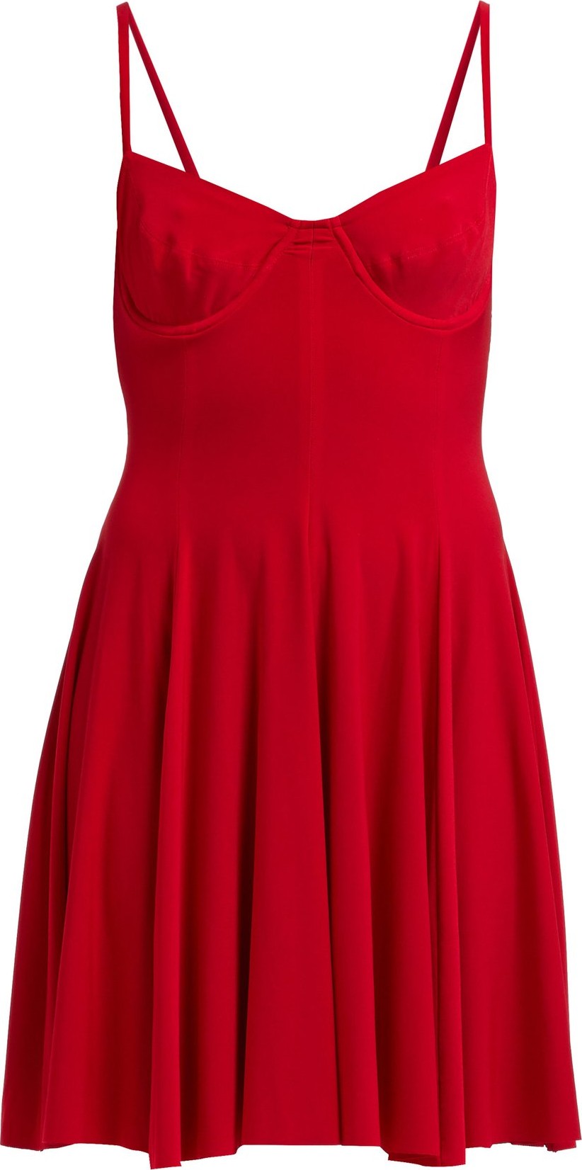 Norma Kamali Underwire stretch-jersey mini dress