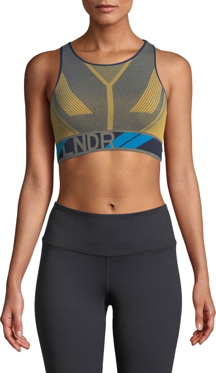 LNDR Eagle Seamless Knitted Paneled Sports Bra