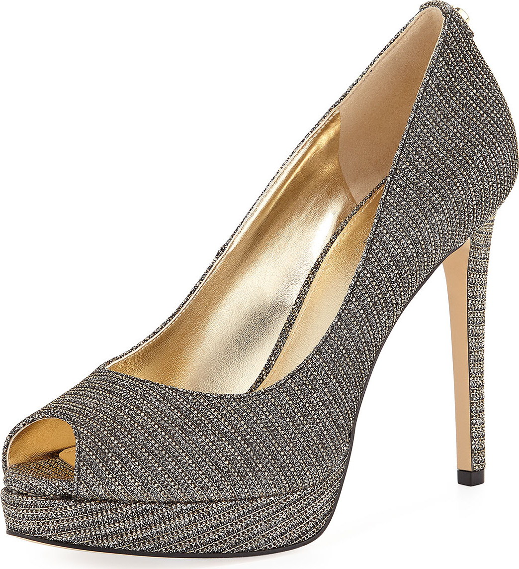 MICHAEL MICHAEL KORS Erika Chain-Mesh Platform Pump
