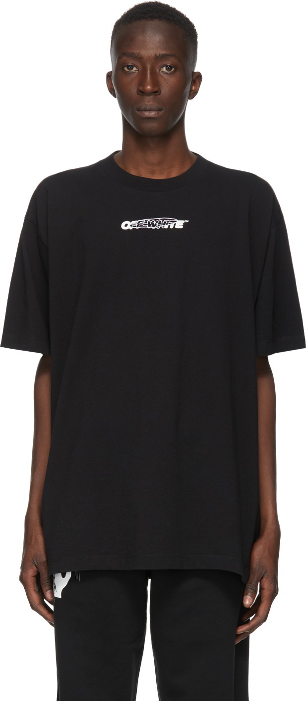 Off White Black Hand Painters T-Shirt