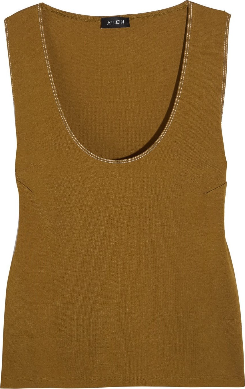 Atlein TOPSTICHED JERSEY TANK