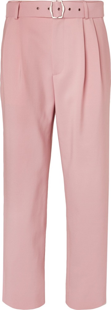 Sies Marjan Andy Wide-Leg Pleated Virgin Wool-Canvas Trousers