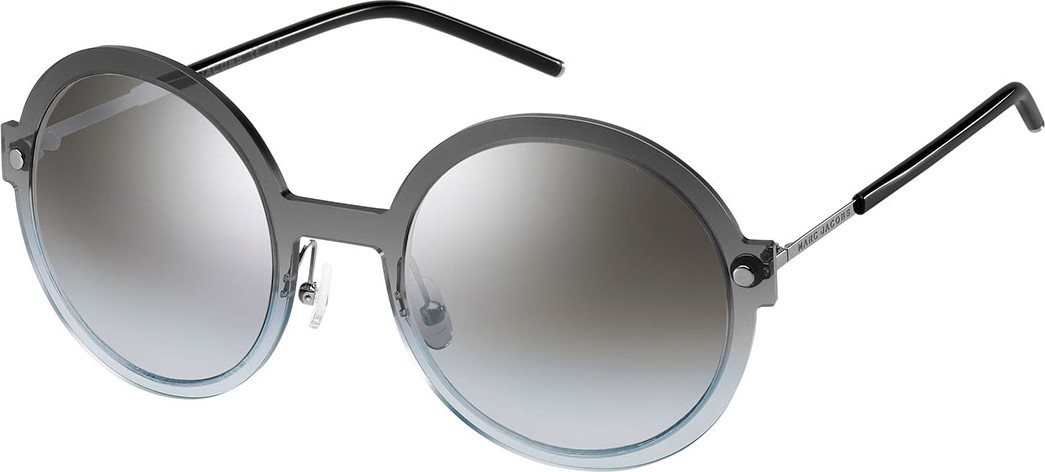 MARC JACOBS Round Mirrored Plastic/Metal Sunglasses