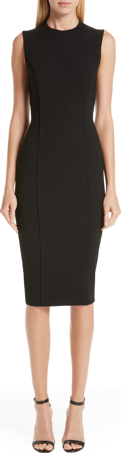 Victoria Beckham Back Zip Body-Con Dress