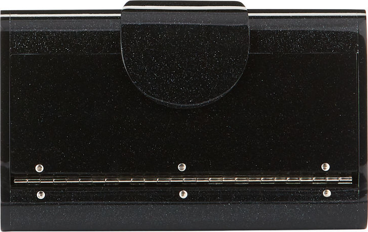 Edie Parker Mini Lara Glitter Iceless Clutch Bag