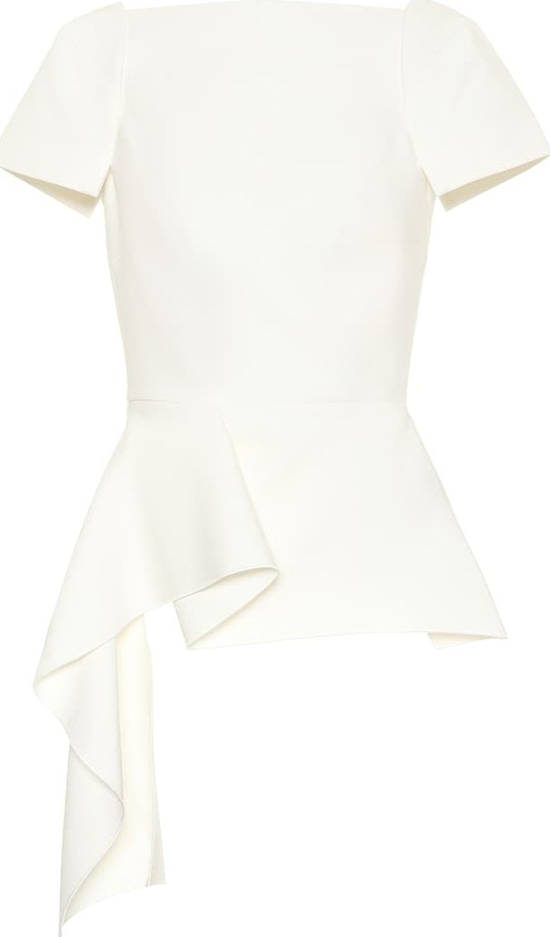 Roland Mouret Newhall stretch crêpe top