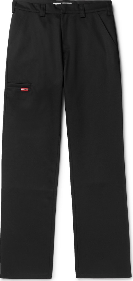 Affix Black Twill Trousers