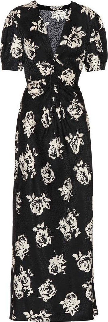 Miu Miu Jacquard silk maxi dress