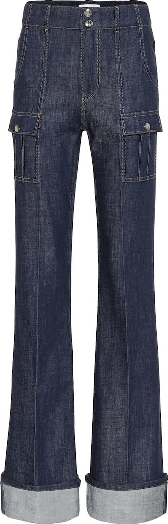 Chloe High-rise flared jeans