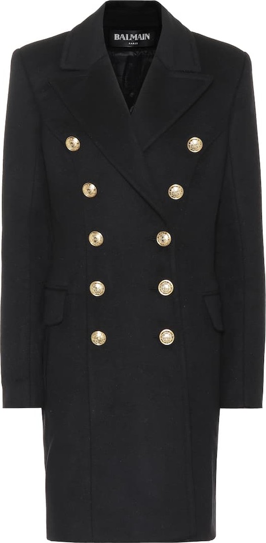 Balmain Wool and cashmere coat