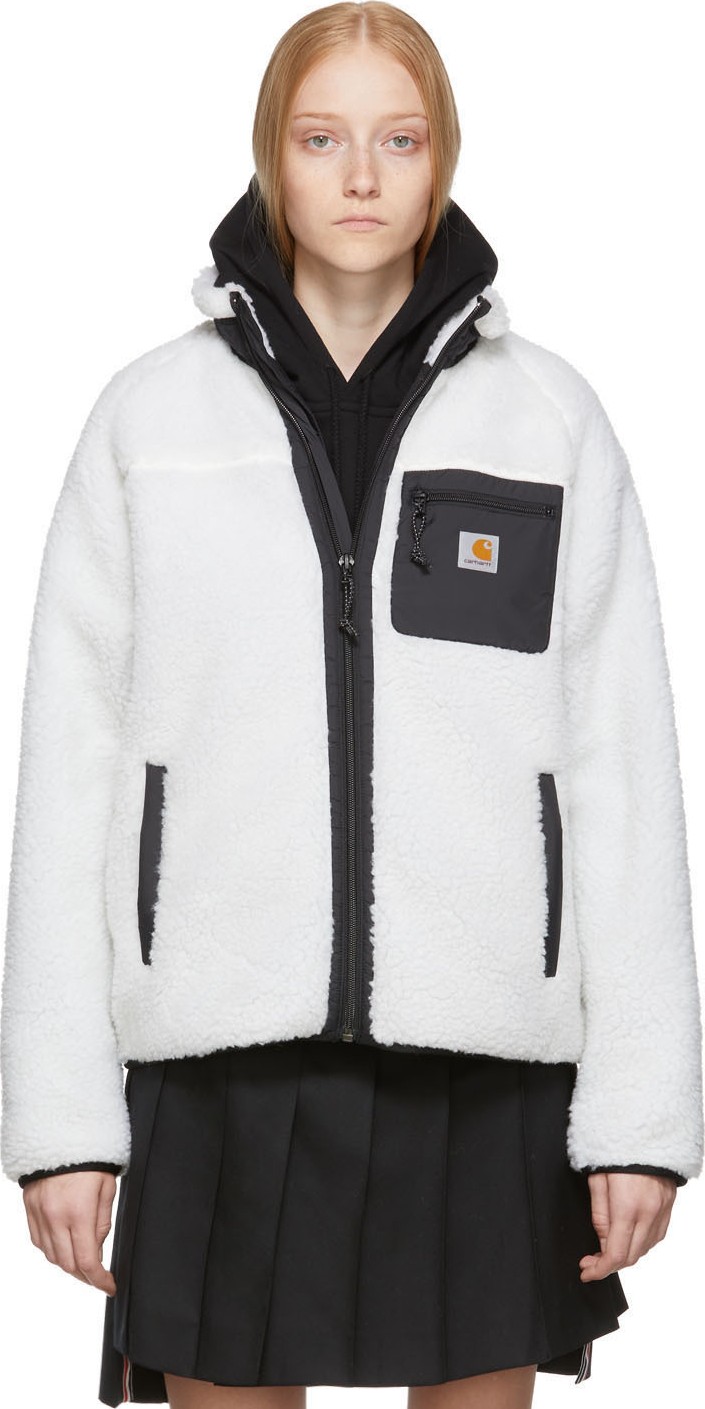 Carhartt Work In Progress White Prentis Liner Pullover