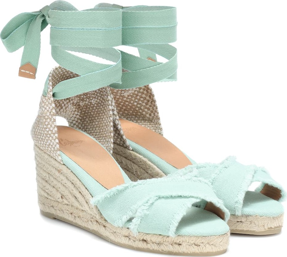 Castaner Bluma canvas wedge espadrilles