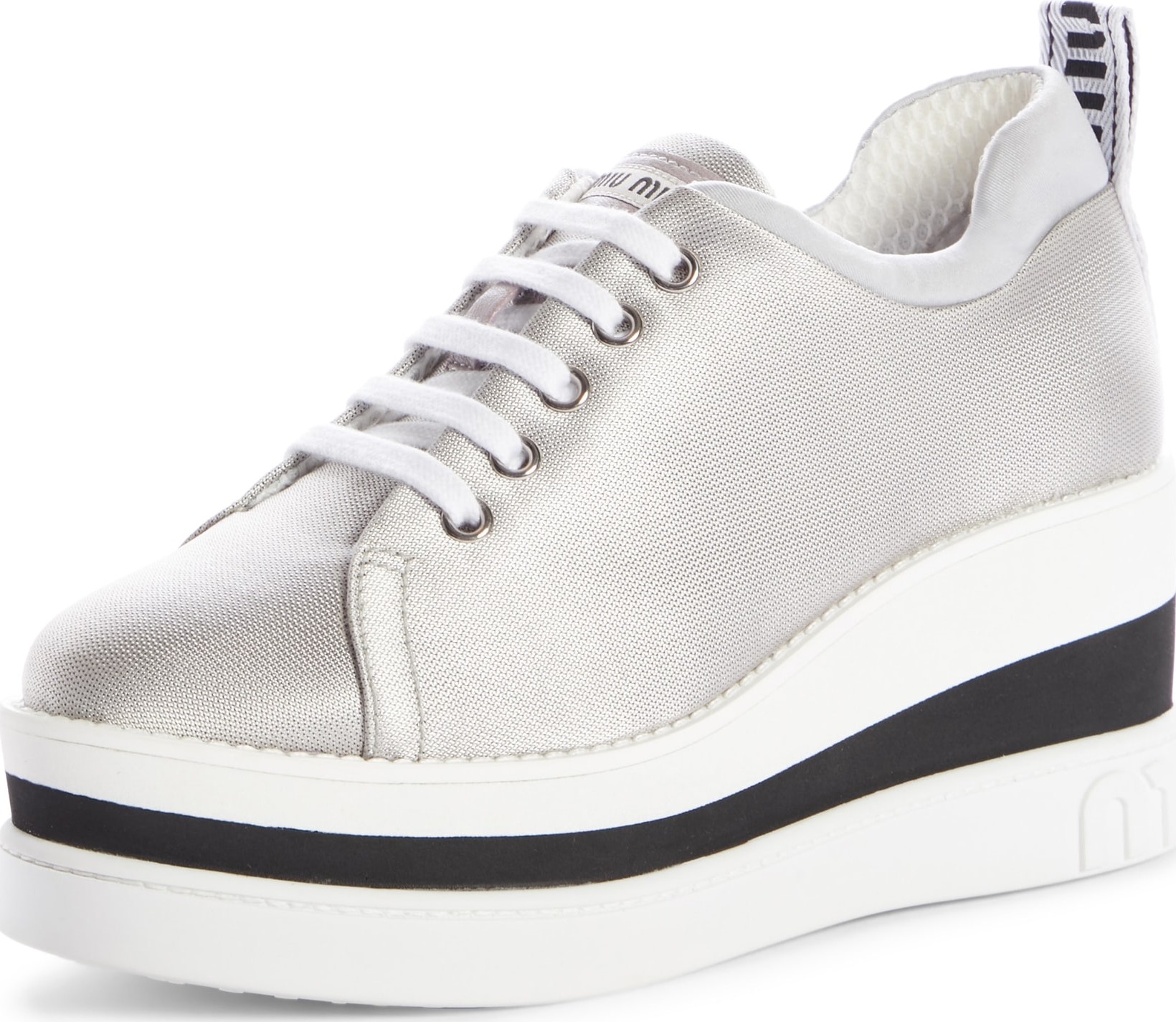 Miu Miu Platform Wedge Sneaker