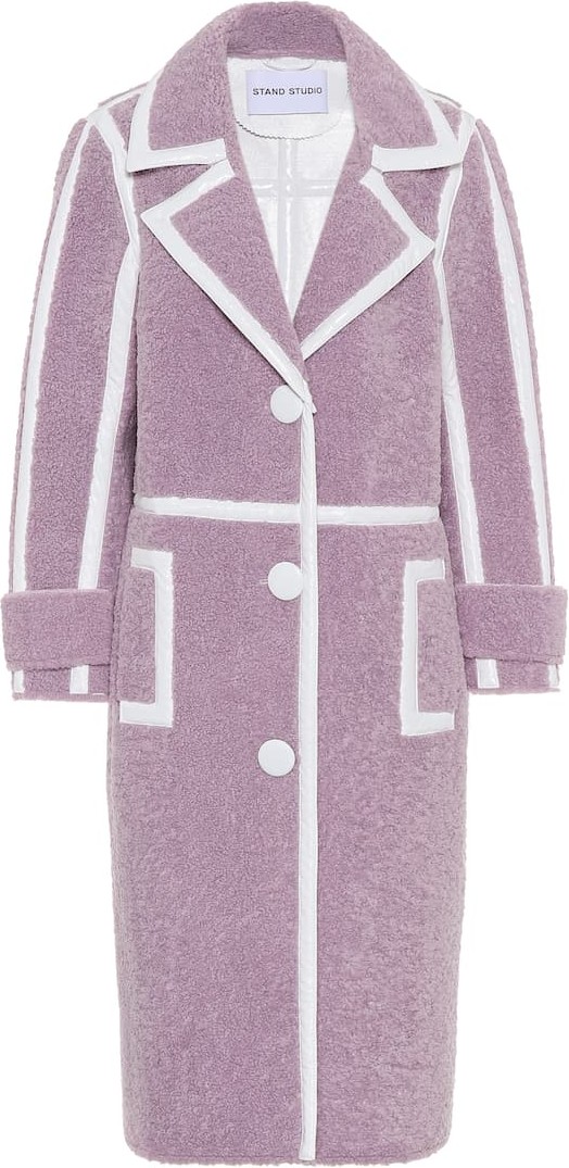 STAND STUDIO Kenzie faux-shearling coat