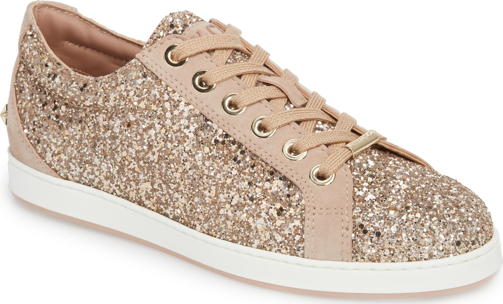 Jimmy Choo Cash Glitter Sneaker