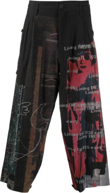 Yohji Yamamoto - Patchwork trousers