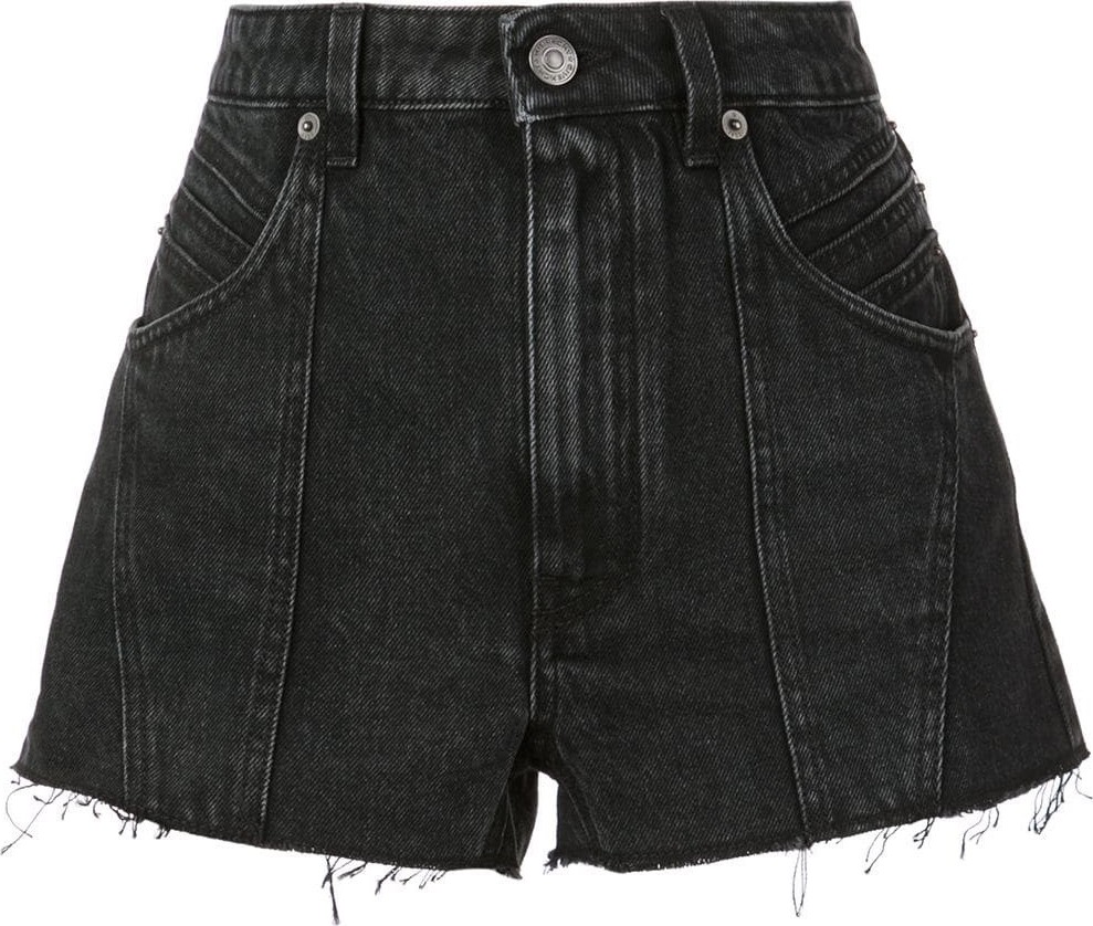 Givenchy raw edge denim shorts