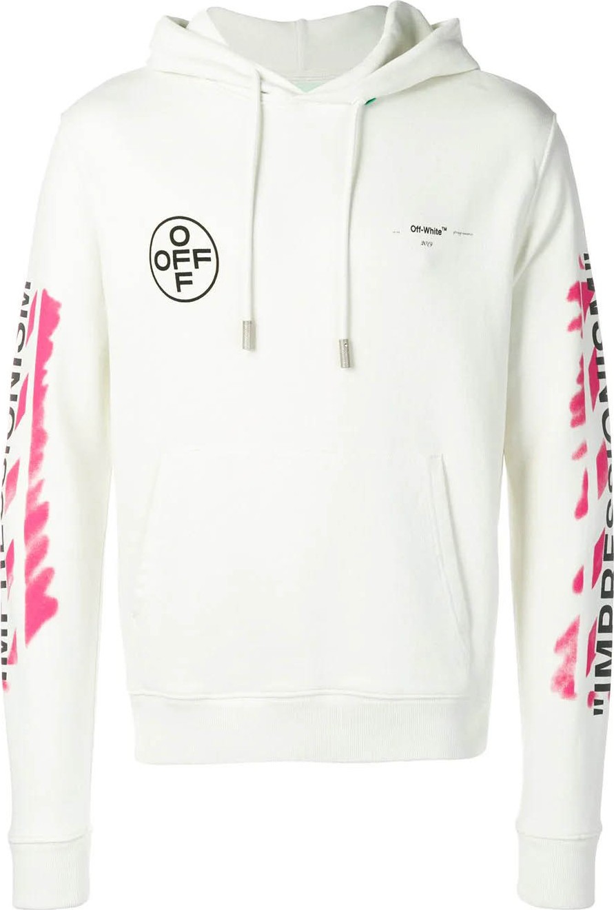 Off White Graphic stencil hoodie