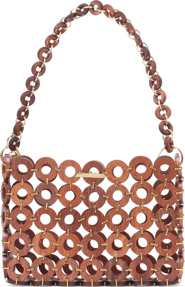Cult Gaia Jasmin wood shoulder bag