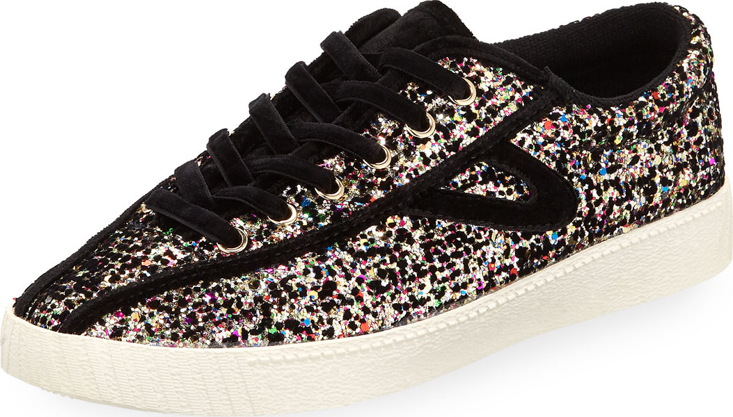 Tretorn NYLitePlus 5 Glitter Sneakers