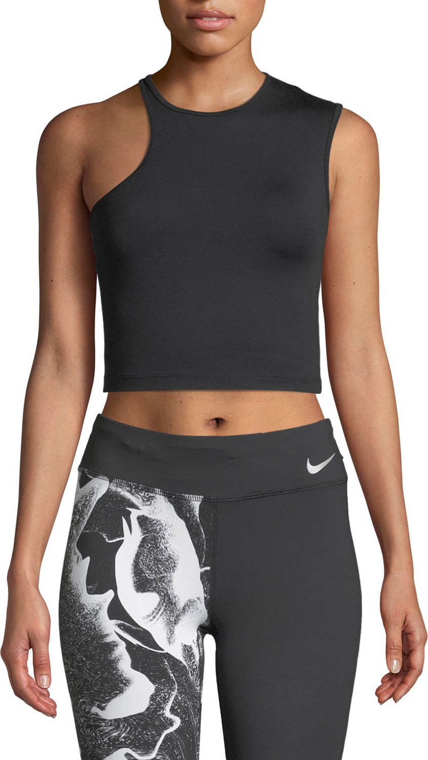 Nike Cropped Asymmetric Training Tank Nike Cropped Asymmetric Training Tank